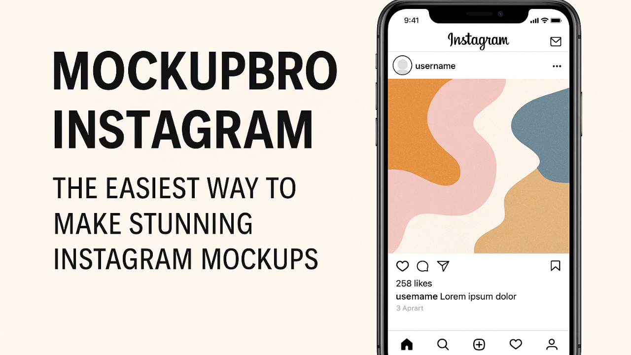 MockupBro Instagram: Create Eye-Catching Instagram Mockups in Seconds